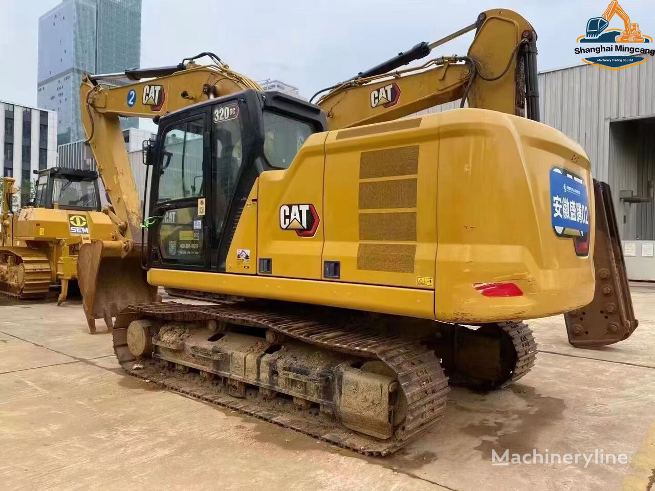 Caterpillar Cat 320gc Tracked Excavator For Sale China Shanghai Ym34563 4617