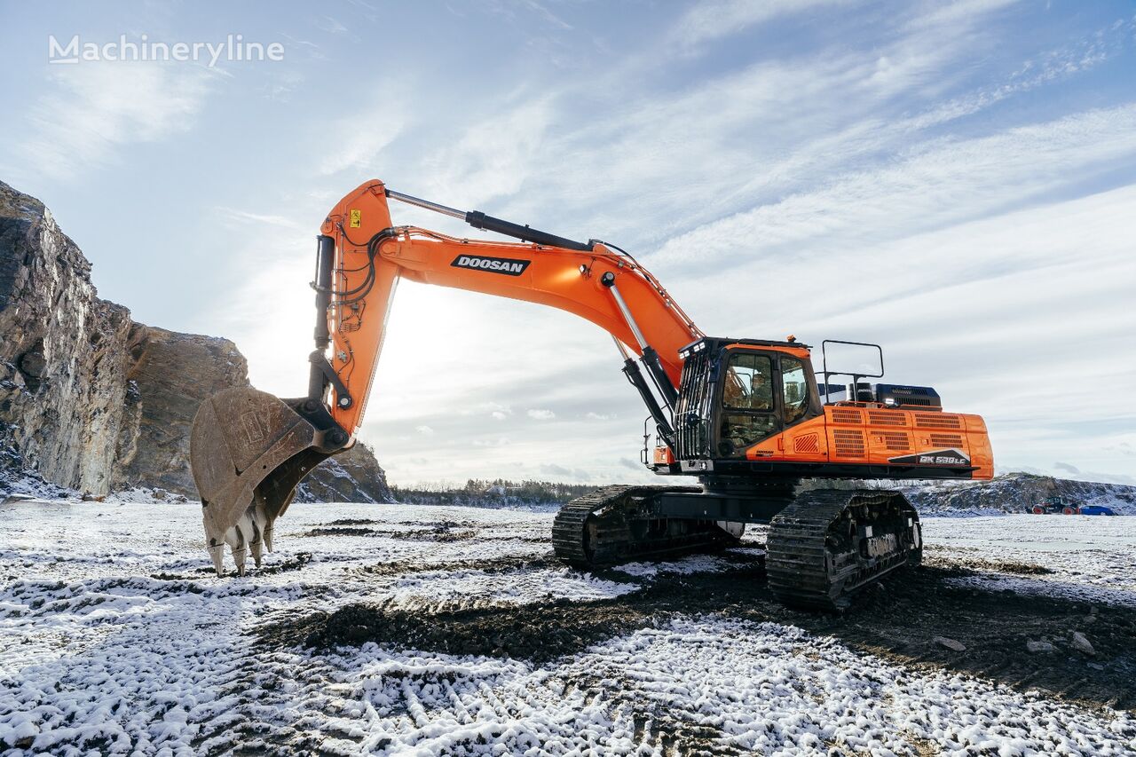 new Doosan DX 530LC-7M  tracked excavator
