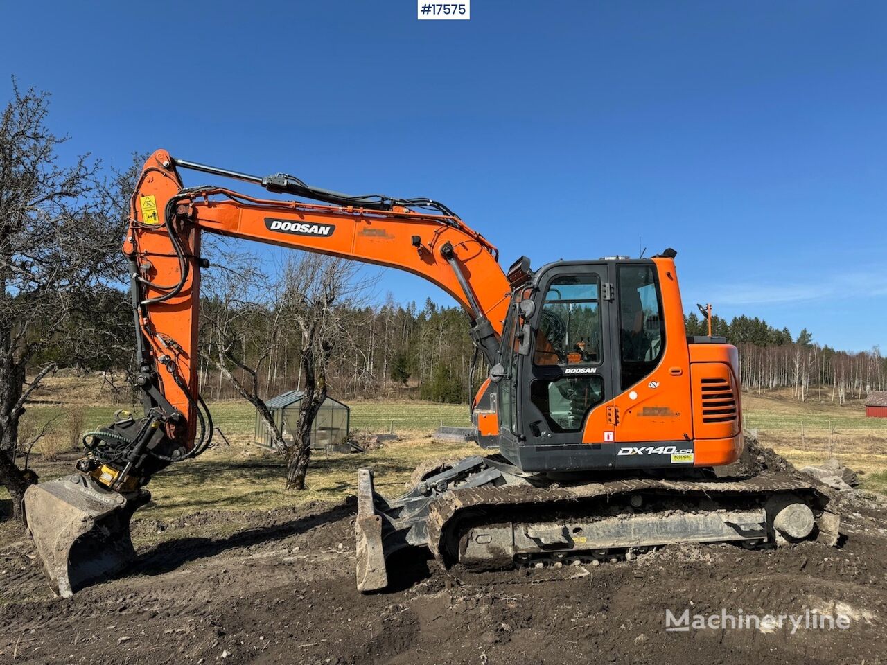 Doosan DX140LCR-5  tracked excavator