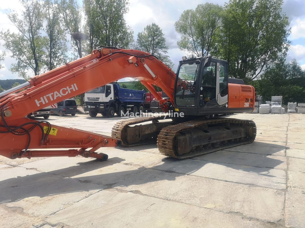 Hitachi ZX 280 LCN-3 tracked excavator for sale Poland Łódź 
