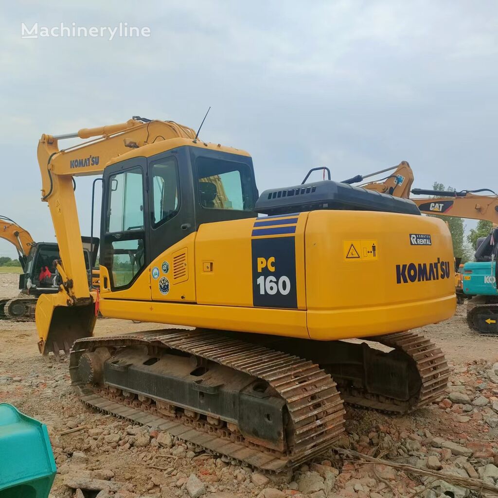 Komatsu Pc160 7 Tracked Excavator For Sale China Shanghai Jt30135 5373