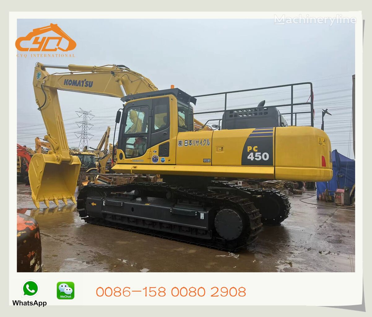 Komatsu PC450LC-8 tracked excavator