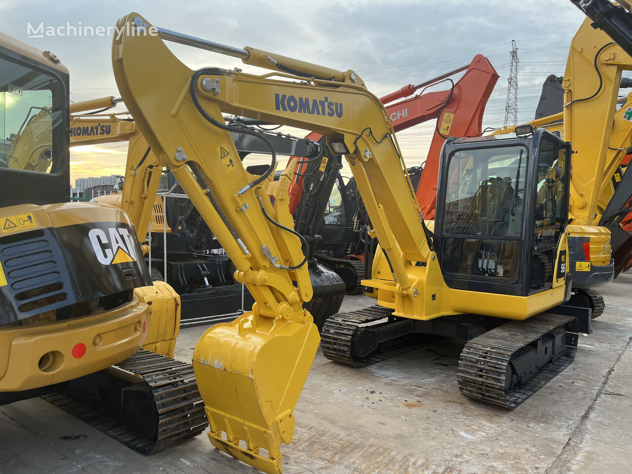 Komatsu PC56-7 tracked excavator