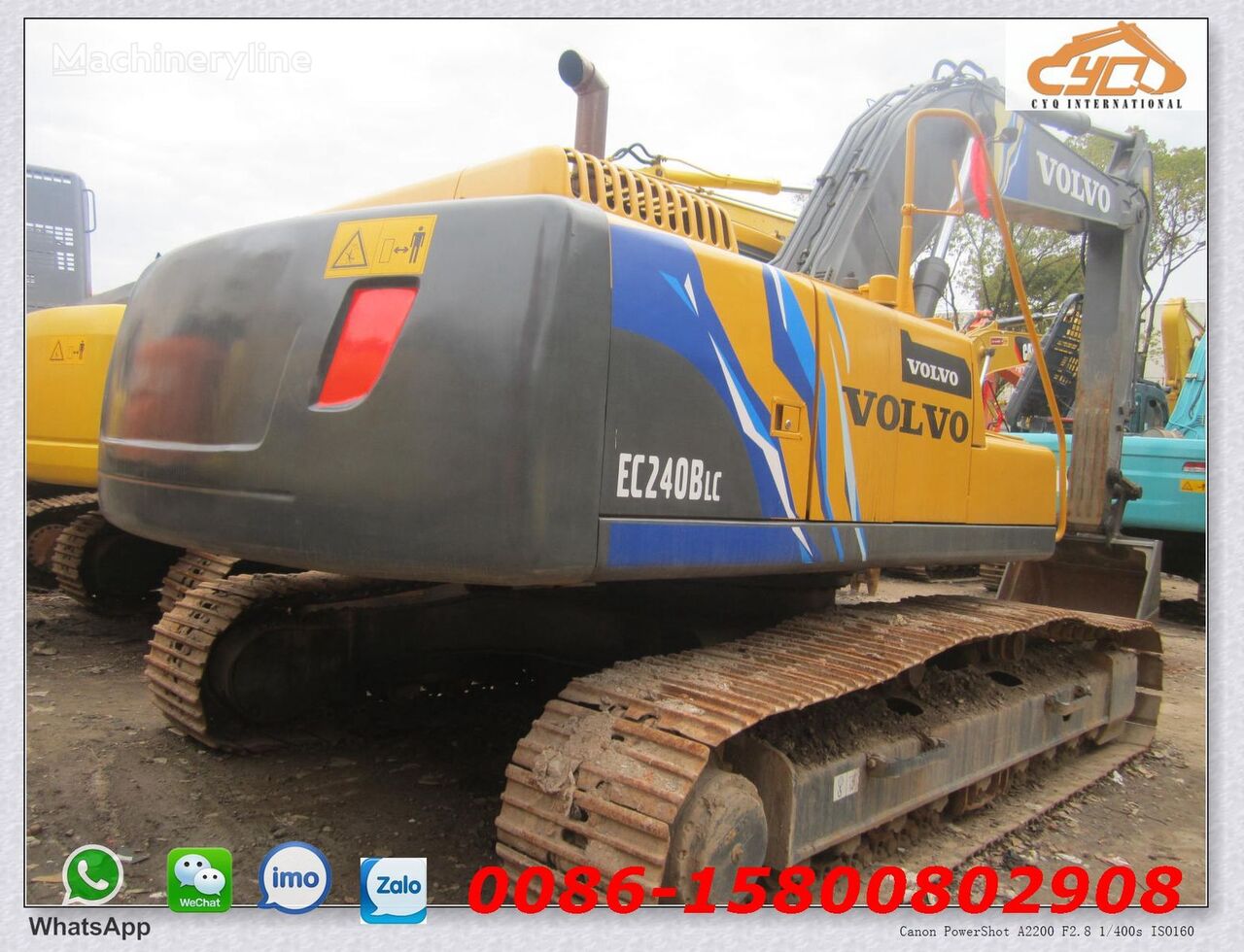 Volvo EC240BLC tracked excavator