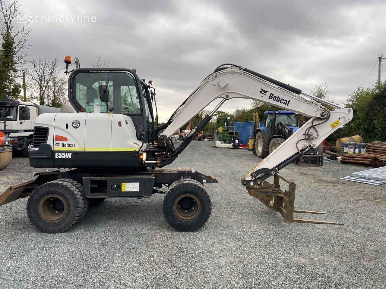Bobcat E55W wheel excavator for sale Ireland Dublin, AG33805