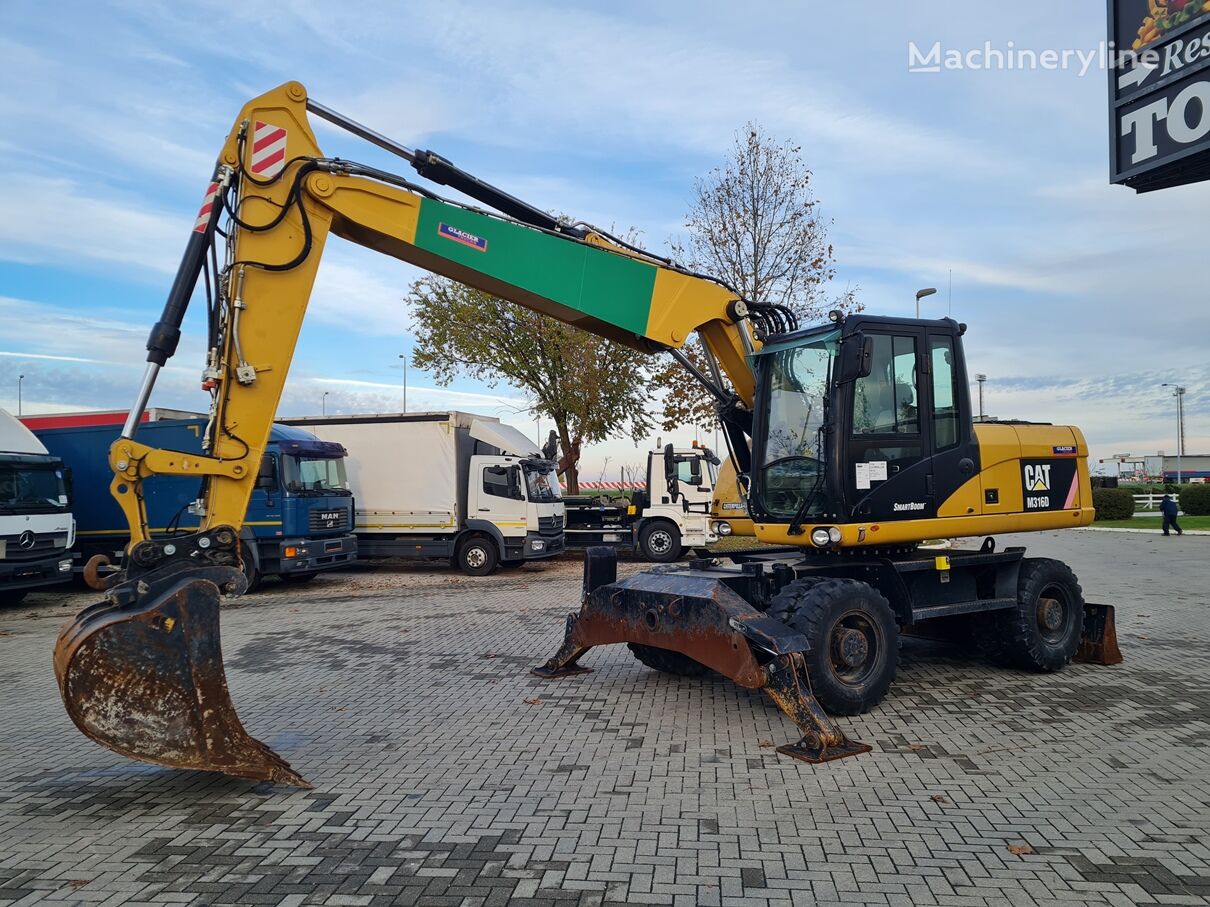 Caterpillar M316D / 1 m3 / quick change wheel excavator