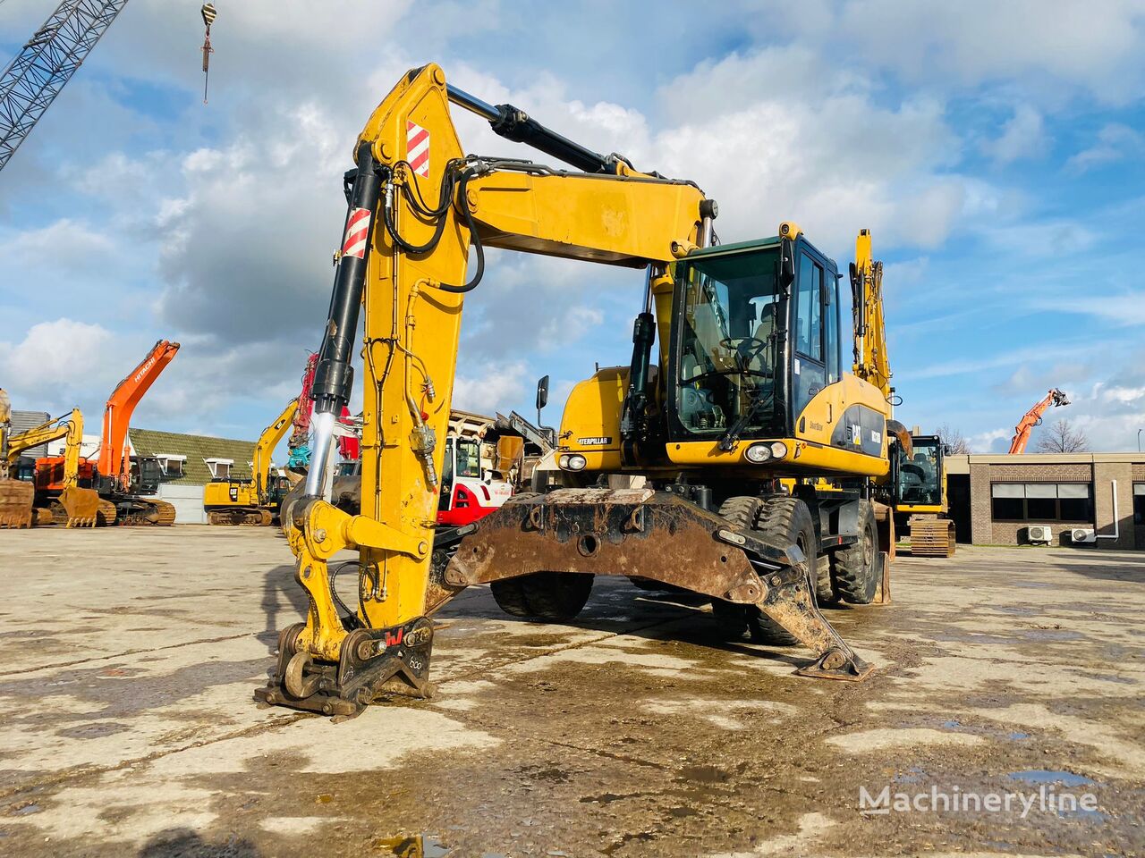 Caterpillar M318D wheel excavator for sale Netherlands Sittard, BU37338