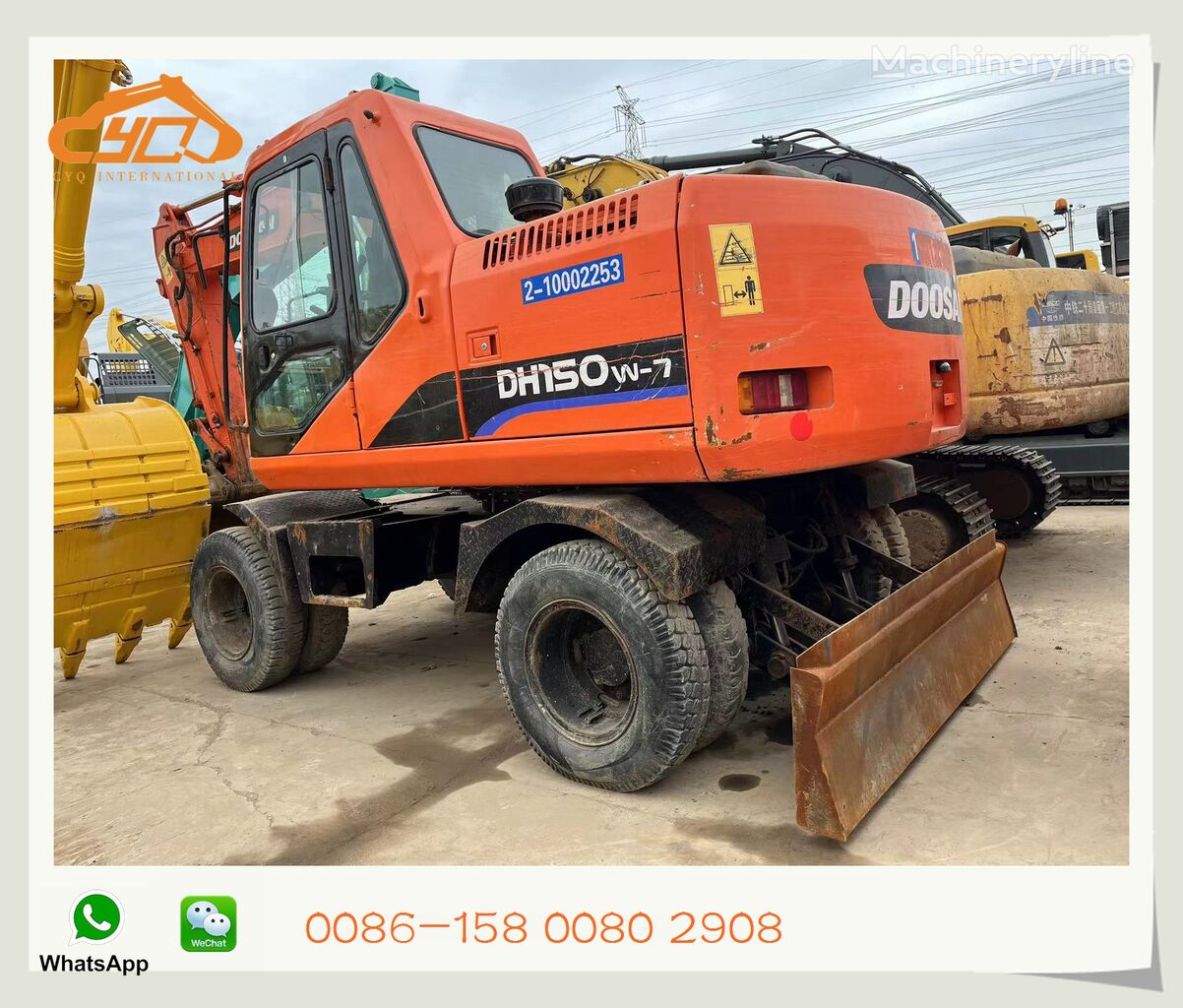 Doosan DH150W-7 wheel excavator