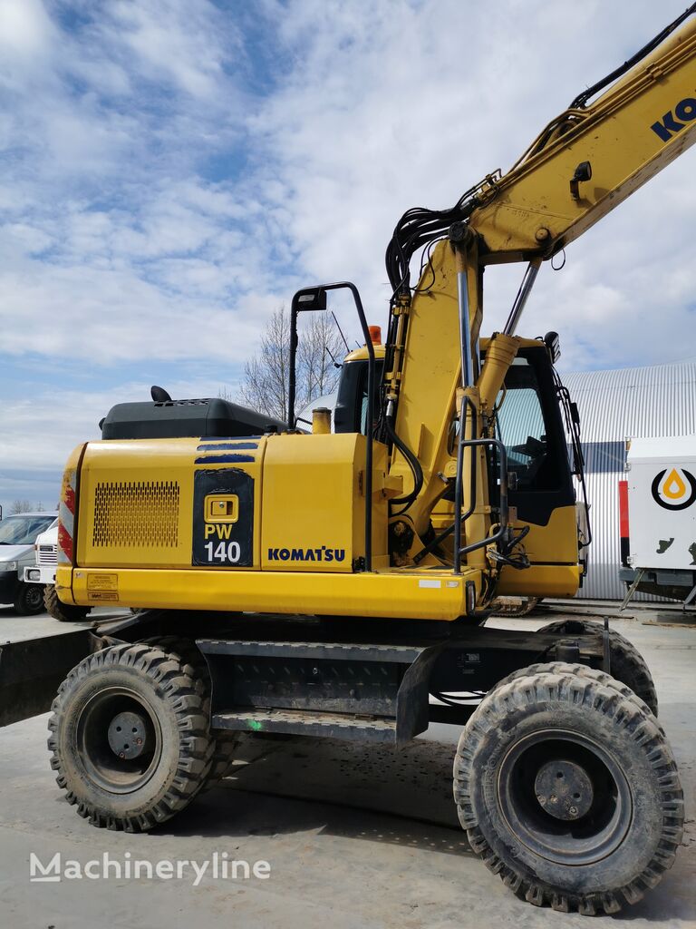 Komatsu Pw140 7 Wheel Excavator For Sale Latvia Rīga At30223