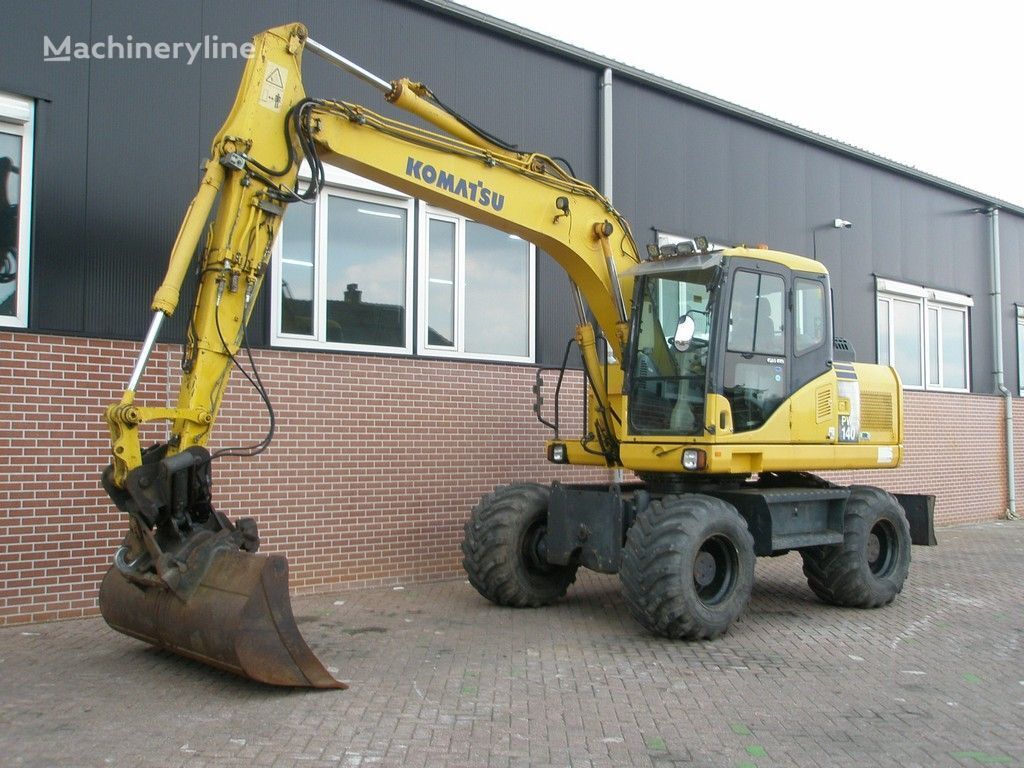 Komatsu Pw140 7 Wheel Excavator For Sale Netherlands Barneveld Rj33822