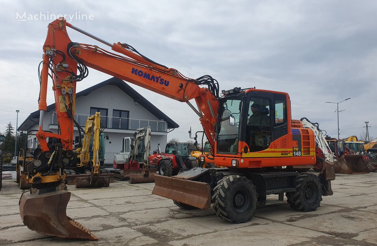 Komatsu PW148-8 wheel excavator