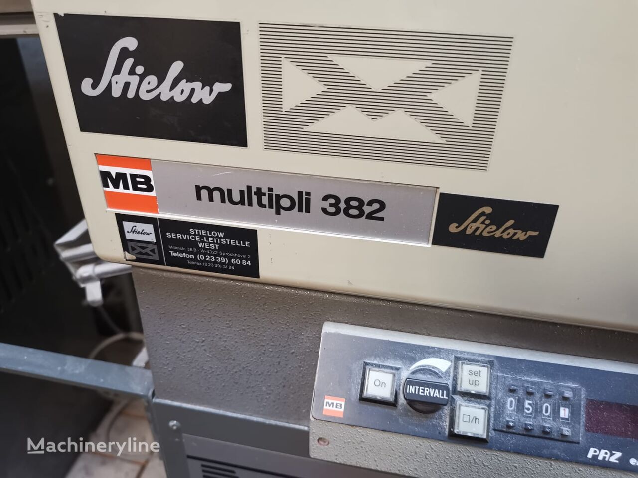 MB 382 folder machine