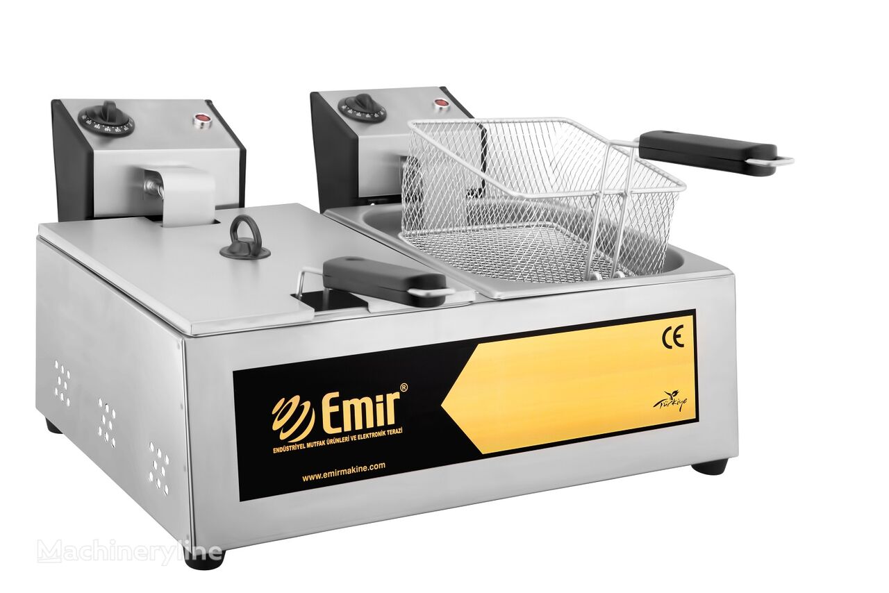 new Emirmakine Büfe Tipi 8+8 Litre Elektrikli Fritöz Makinesi 1-Kali meat grinder