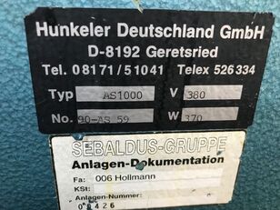 Hunkeler AS1000 Accessories for Cutting Machines  other printing machinery