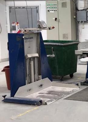 Baumann NUP 650 Paper Palletlift  paper stack lift