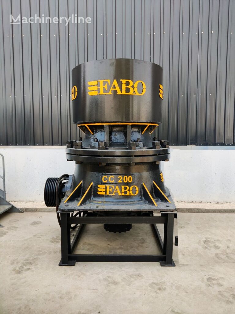 new FABO CC-200 SERIES 150-250 TPH CONE CRUSHER