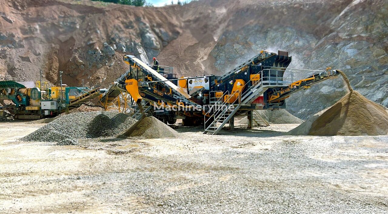 new FABO MCC SERIES 150-250 TPH MOBILE CONE CRUSHER PLANT FOR HARDSTONE crushing plant