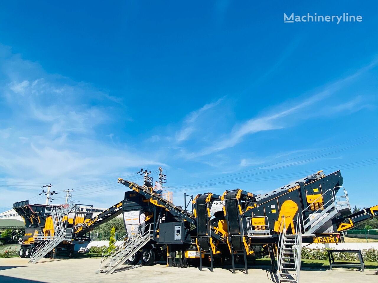 new FABO MCK-95 MOBILNAYa DROBILNO-SORTIROVOChNAYa USTANOVKA mobile crushing plant