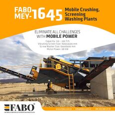 new FABO MEY 1230 TPH MOBILE SAND SCREENING & WASHING PLANT mobile crushing plant