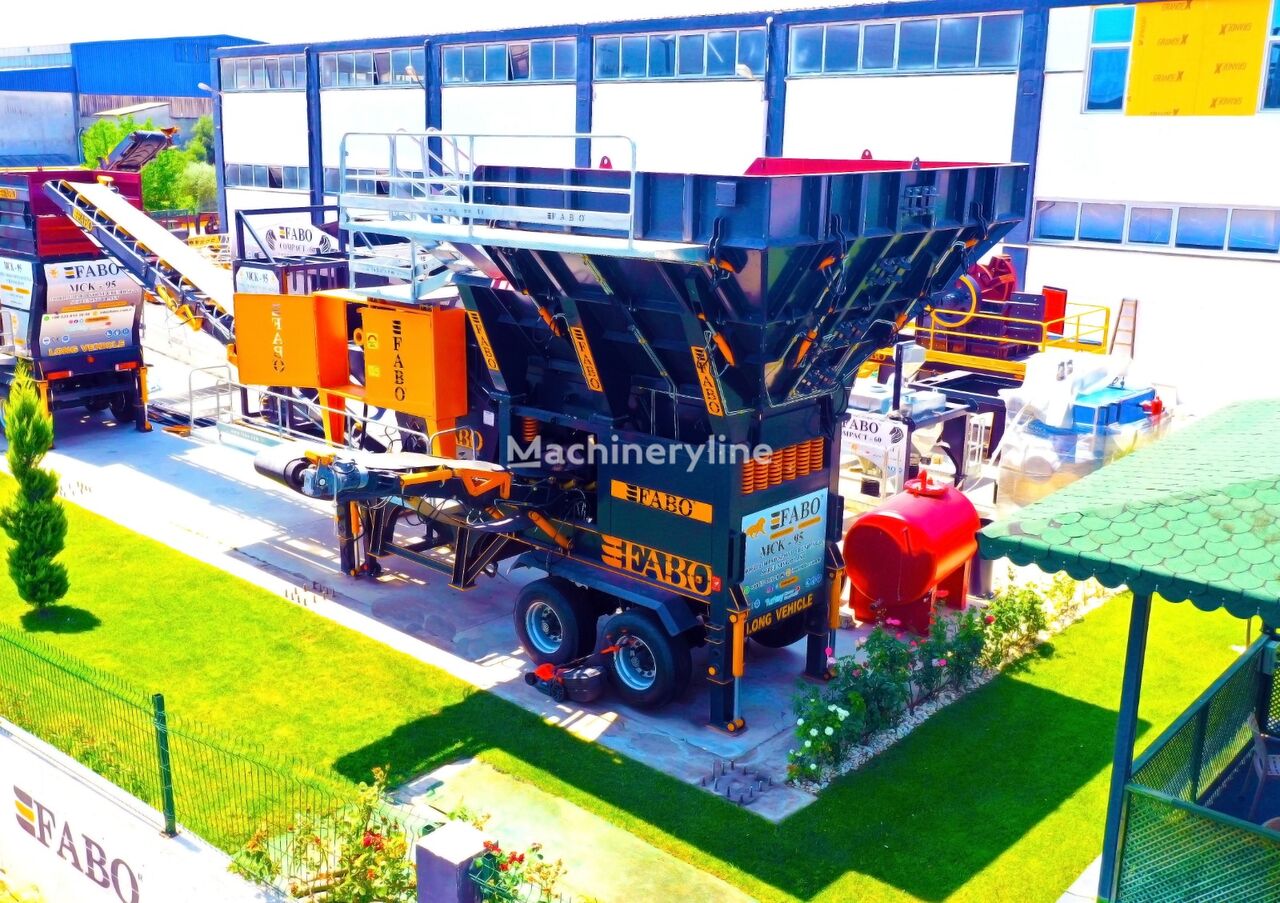 new FABO MOBILE CRUSHING AND SCREENING PLANT - STOCK - SPECIAL DISCOUNT mobile crushing plant