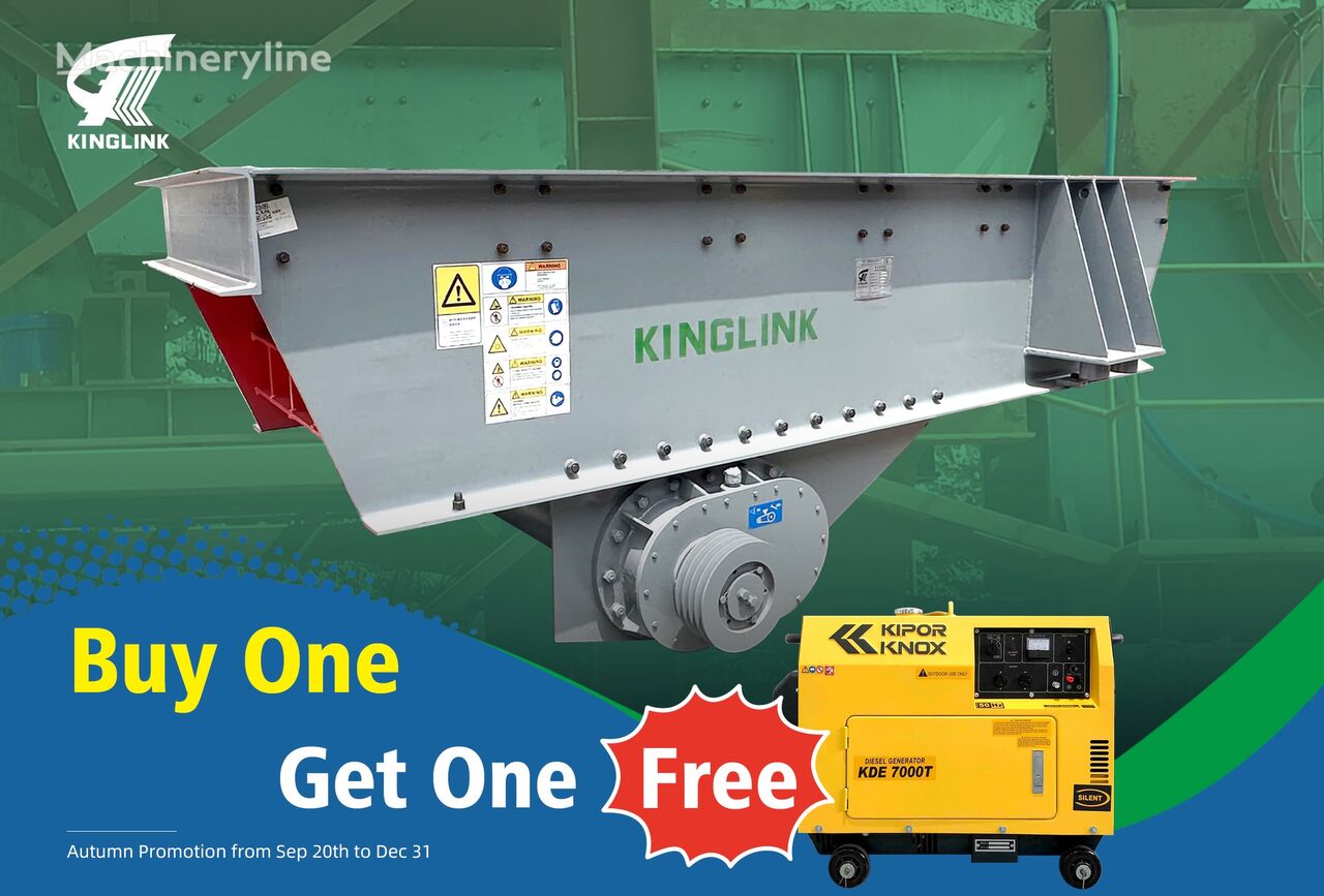 new Kinglink Vibrating Grizzly Feeder ZSW380X96 | 150TPH vibrating feeder