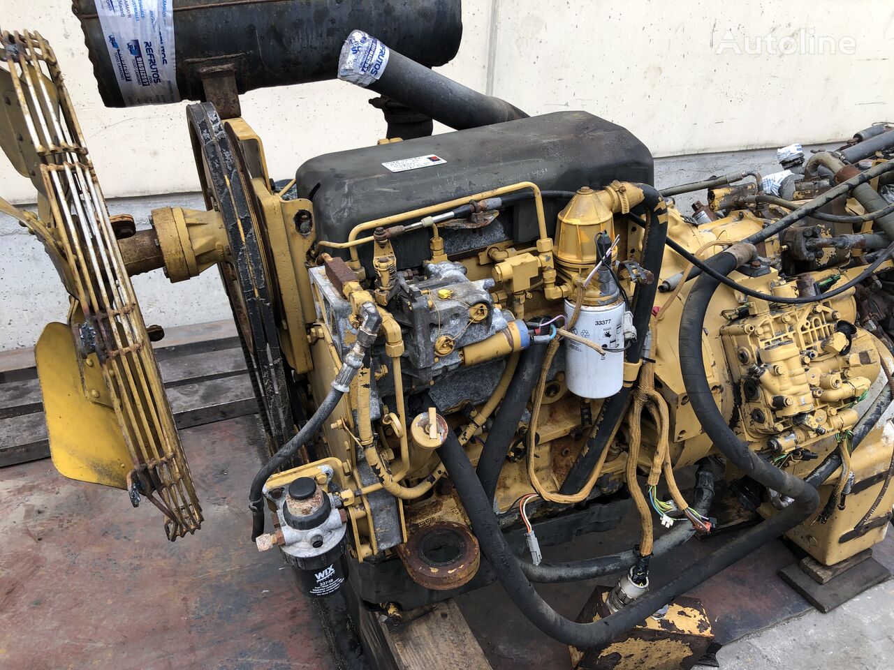 Caterpillar 428B engine for wheel loader for parts