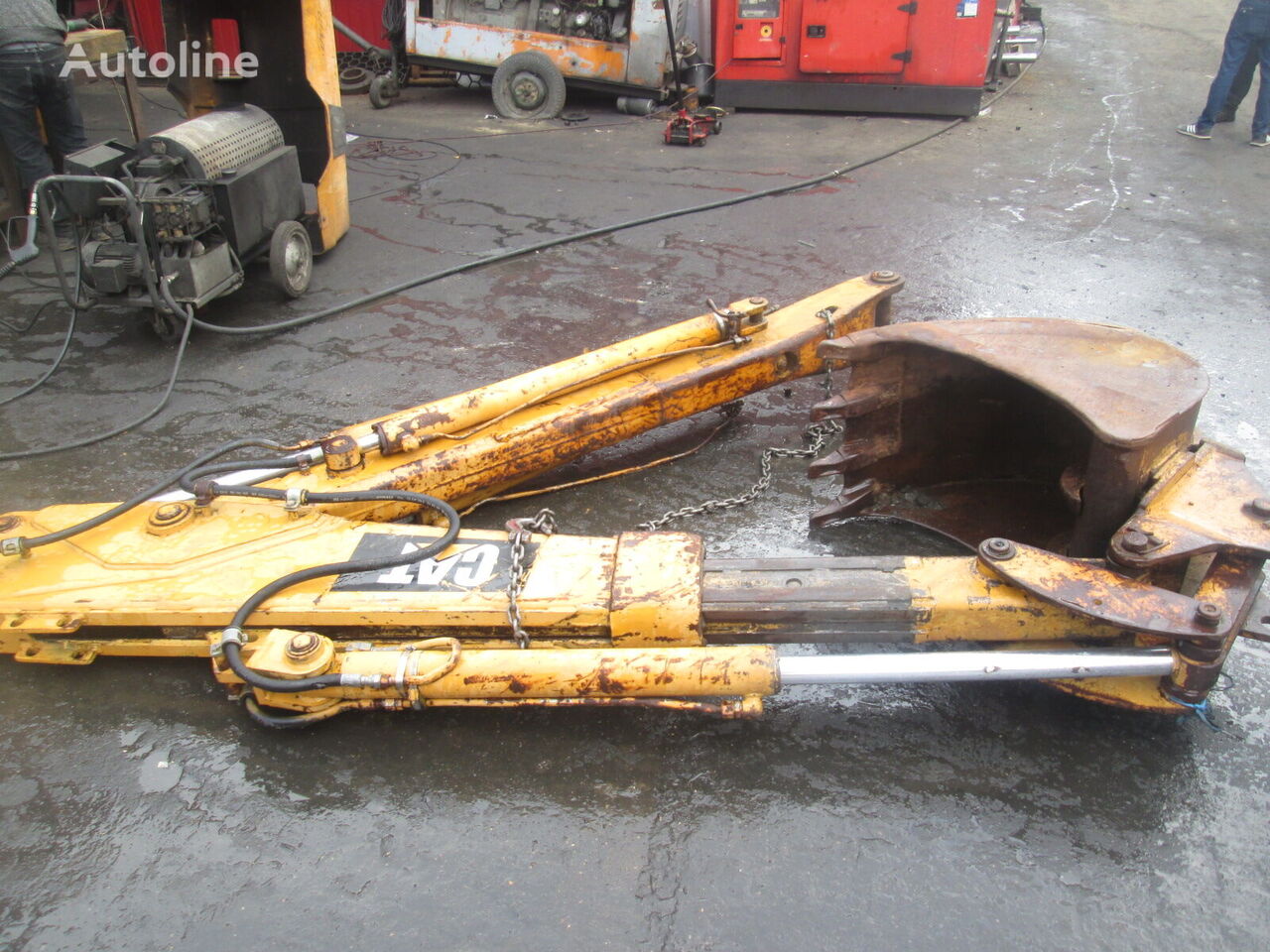 excavator boom for Caterpillar 428B backhoe loader