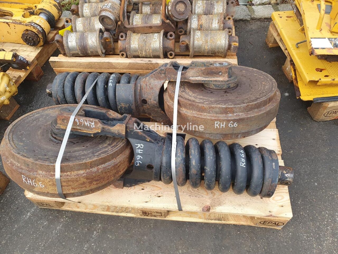 O&K RH 6.6 front idler for O&K RH 6.6 excavator