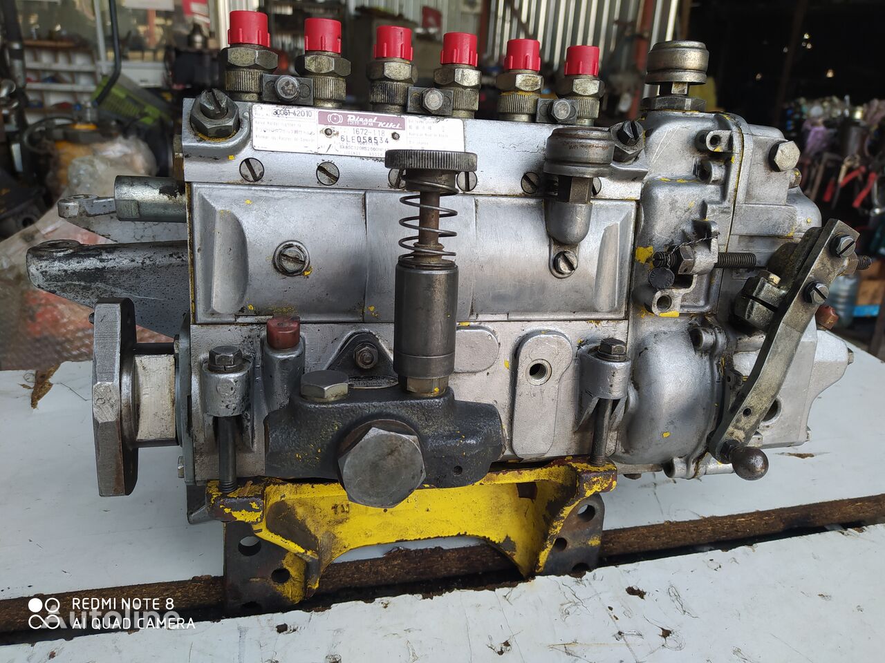 Bosch 1672-118 7LE078819 fuel pump for excavator