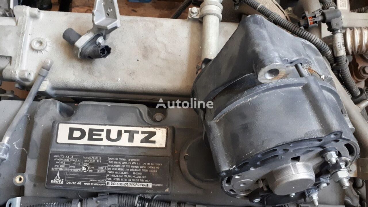 Deutz TCD 3.6 L4 generator for Caterpillar wheel loader