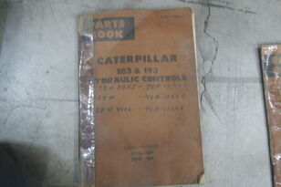 Caterpillar 183 Y193 instruction manual for backhoe loader