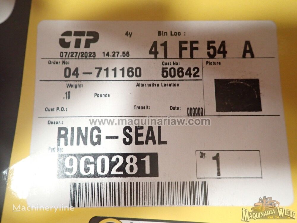 CTP 9G-0281 piston ring for Caterpillar 966G wheel loader for sale ...